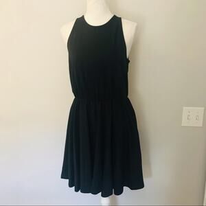 GAP Zipper Back Black Dress